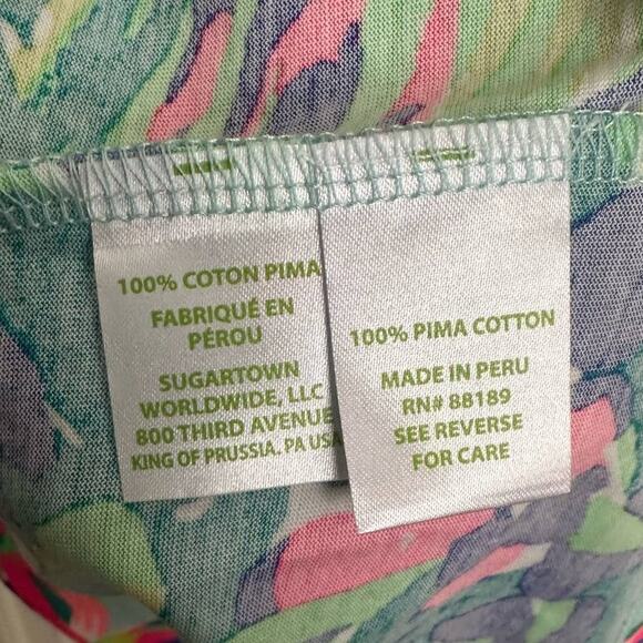 NWT‎ Lilly Pulitzer Marlowe Shift Dress Palm Print Turquoise Pink Green XS - Picture 8 of 8